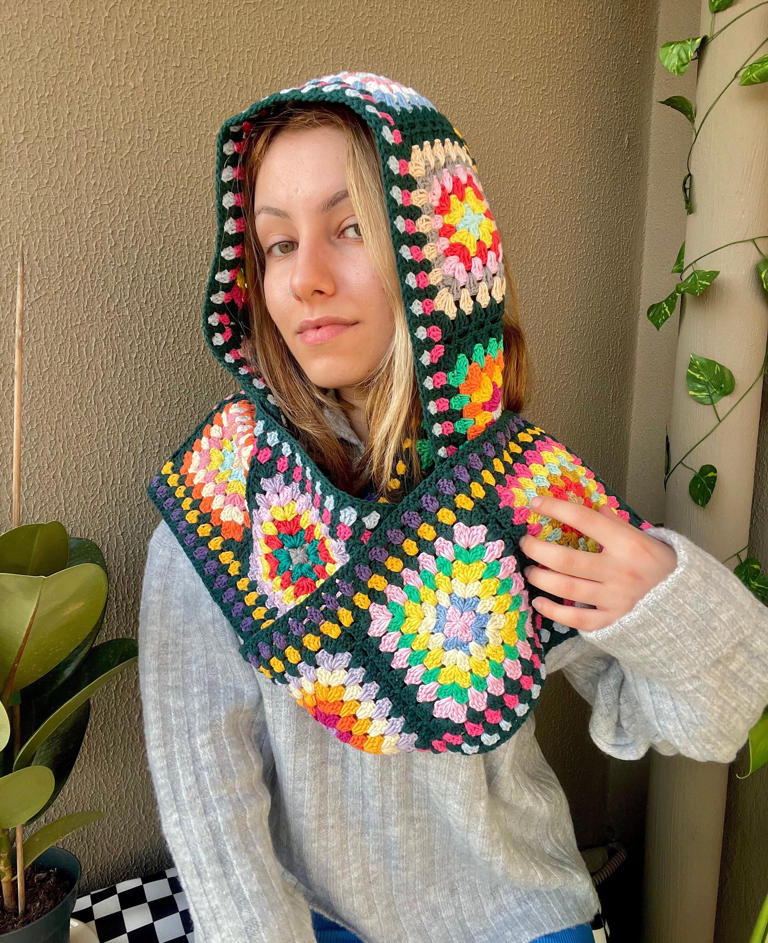 mens patchwork scarf