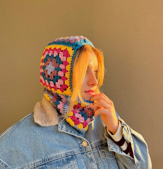 Crochet Balaclava, Granny Square Balaclava,handmade Colorful Balaclava, Granny Square Hat, Winter Hat, Christmas Gift, Christmas Balaclava - Etsy Crochet Balaclava, Granny Square Balaclava,handmade Colorful Balaclava, Granny Square Hat, Winter Hat, Christmas Gift, Christmas Balaclava - Etsy