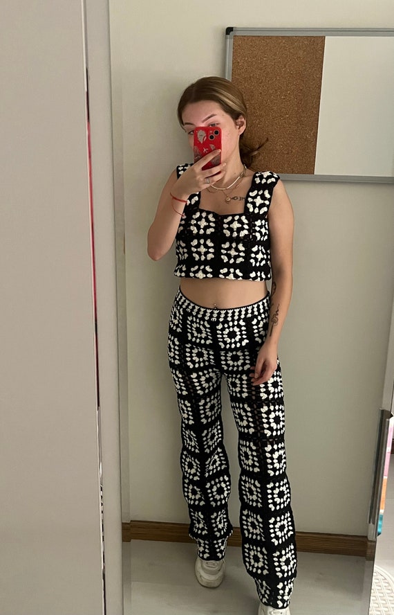 Summer Crochet Pants Set Summer Crochet Pants Set