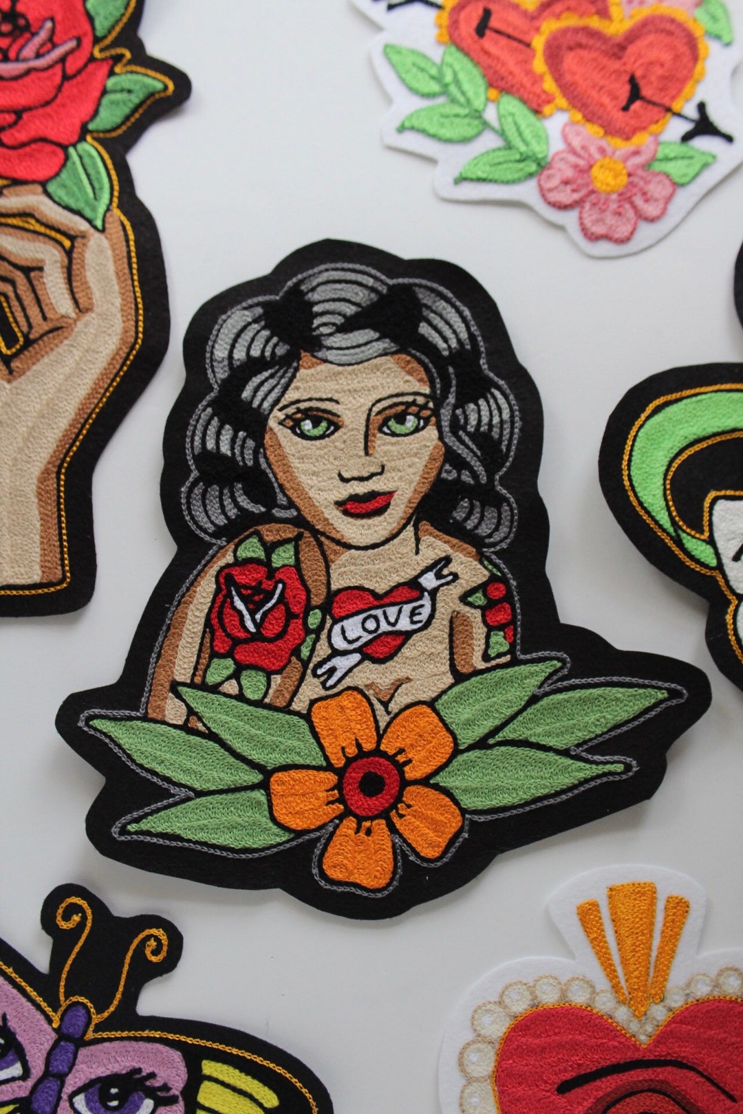 Back Patches for Jackets Large Denim Jacket Patch Tattooed Etsy