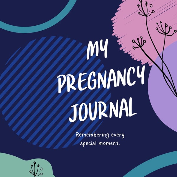 Pregnancy Journal - Logs for every 4 weeks, to do list, check sheets (hospital, mom, baby, medical), fetal movement tracker, birth plan, etc
