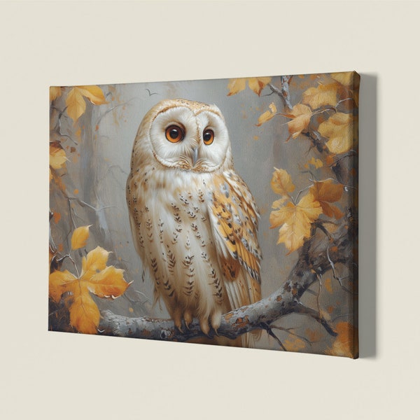 Art picture owl fine painting for download to order canvas picture owl or poster art print birds