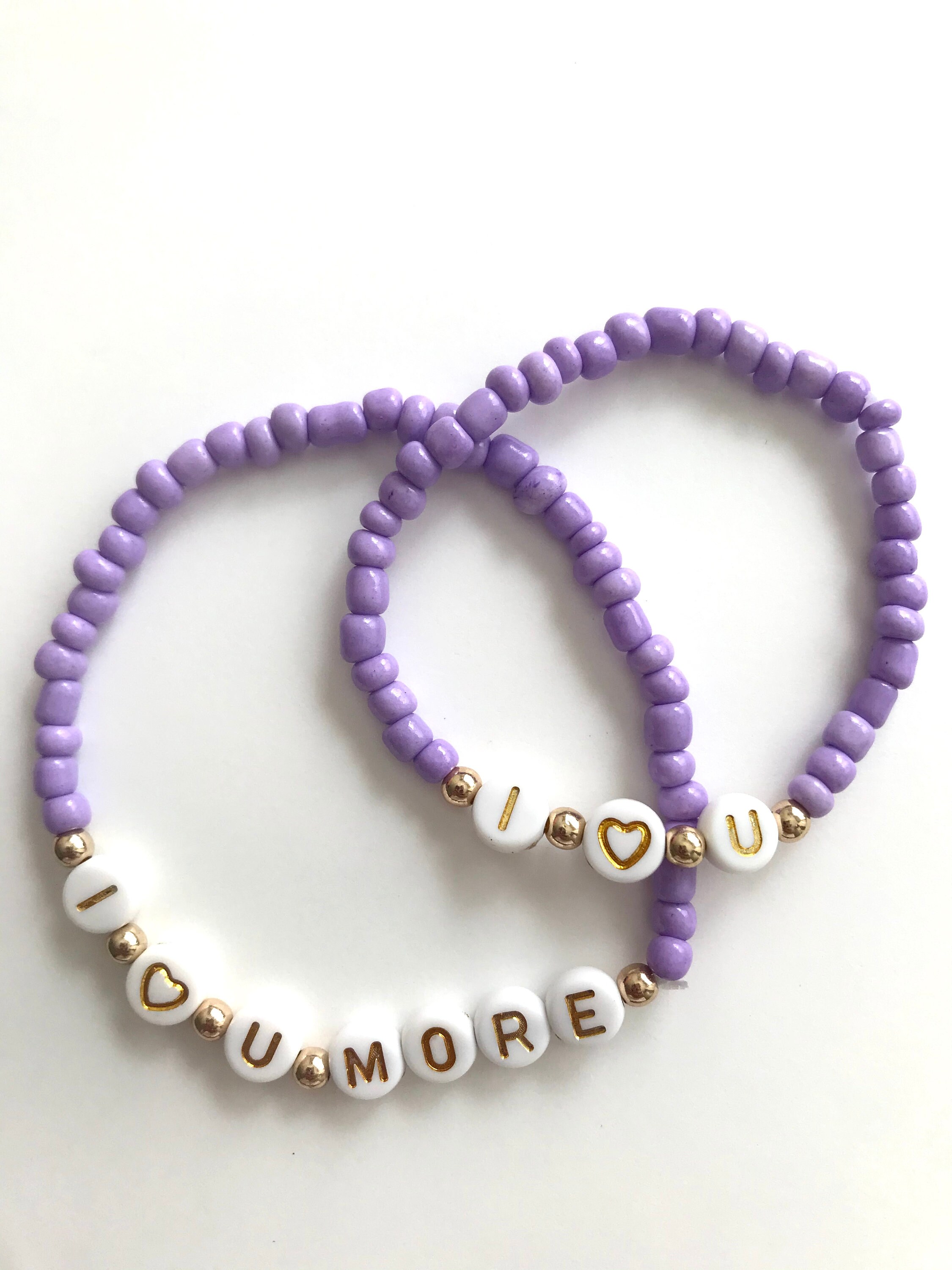 Mommy and Me Bracelet PAIR, Mama and Mini, Custom Name Bracelets ...