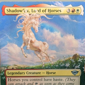shadowfax mtg card Shadowfax, Lord of Horses - Scroll Showcase (Foil) (LTR) Tales of Middle Magic The Gathering - The