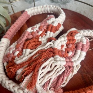 Macrame Yoga Strap, Handmade Yoga Mat Carrier, Boho Yoga Mat Holder, Cotton Rope Yoga Sling, Bohemian blanket holder, yoga gear image 7