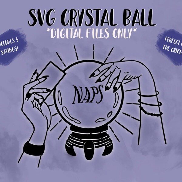 Crystal Ball SVG for Cricut