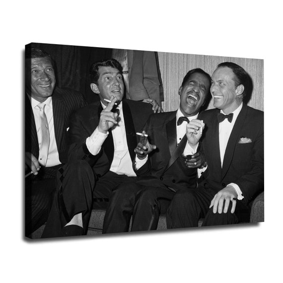 Rat Pack Canvas Framed Art Various Sizes Etsy