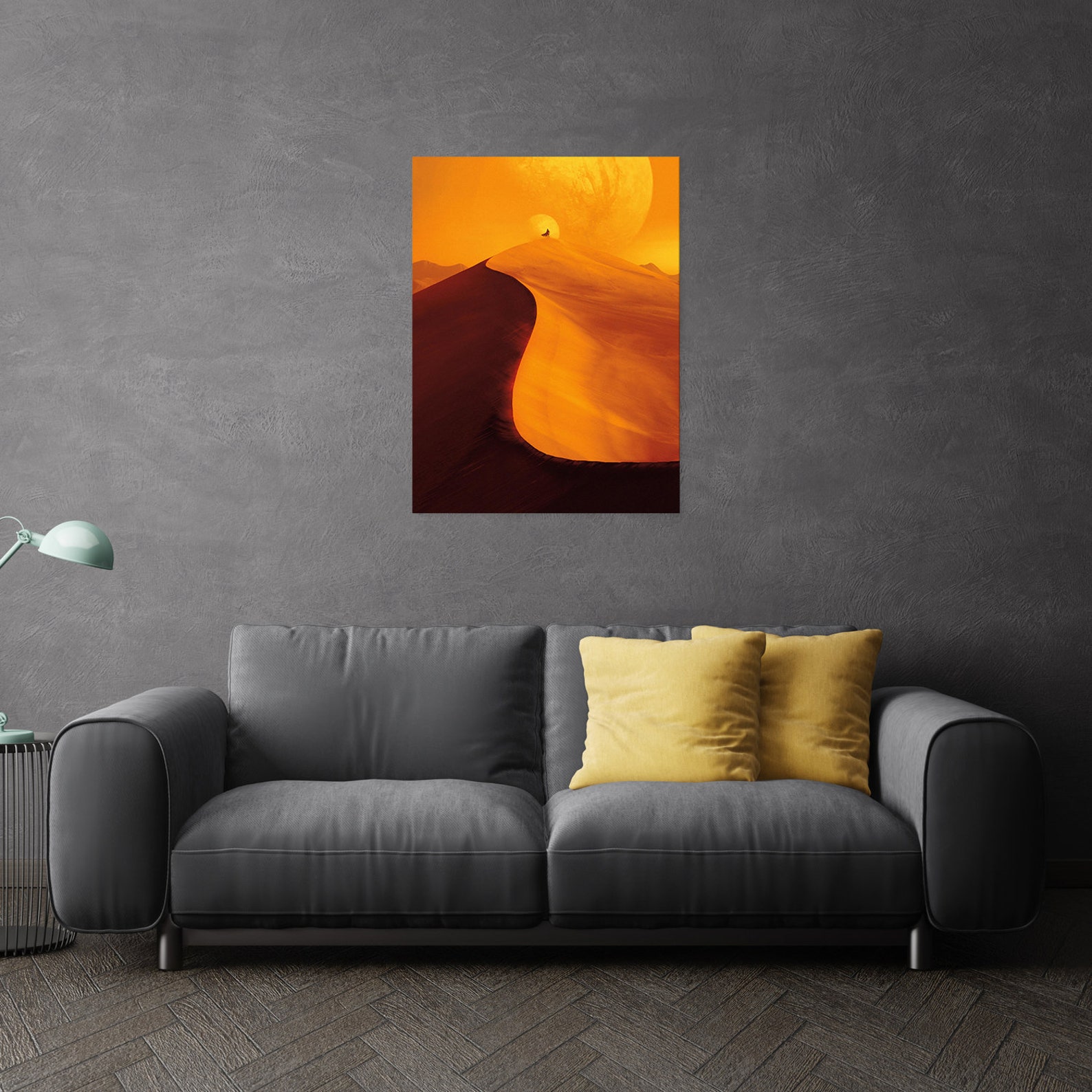 Dune Movie Wall Art Canvas Home Decor Hand Made Canvas Print Etsy