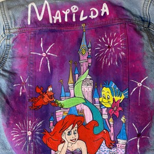 Hand- painted Disney jacket