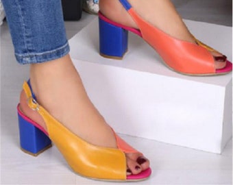 customized chunky sandals