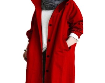 plus size lined trench coat