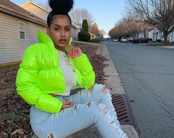 cropped winter jacket