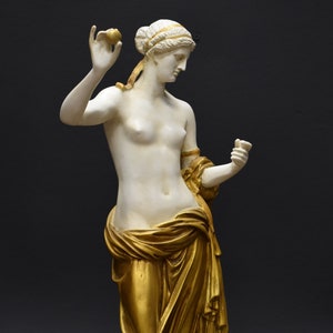 Statue de la Vénus d'Arles. Marbre moulé. 57cm. Fabriqué à la main en Europe. Sculpture d'art antique. Décoration, jardin et cadeau. image 4