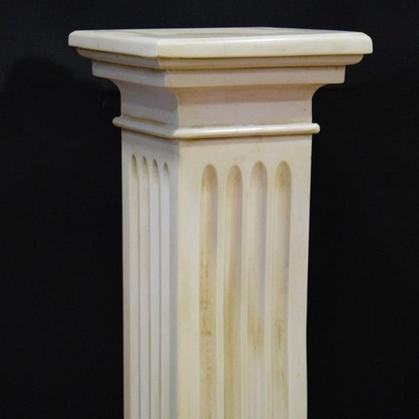 Colonne carrée. 90cm. Reproductions d'art classique. Décoration d'intérieur et de jardin. Fabriqué à la main en Espagne