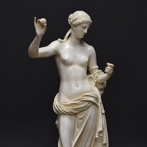 Statue de la Vénus d'Arles. Marbre moulé. 57cm. Fabriqué à la main en Europe. Sculpture d'art antique. Décoration, jardin et cadeau. image 5