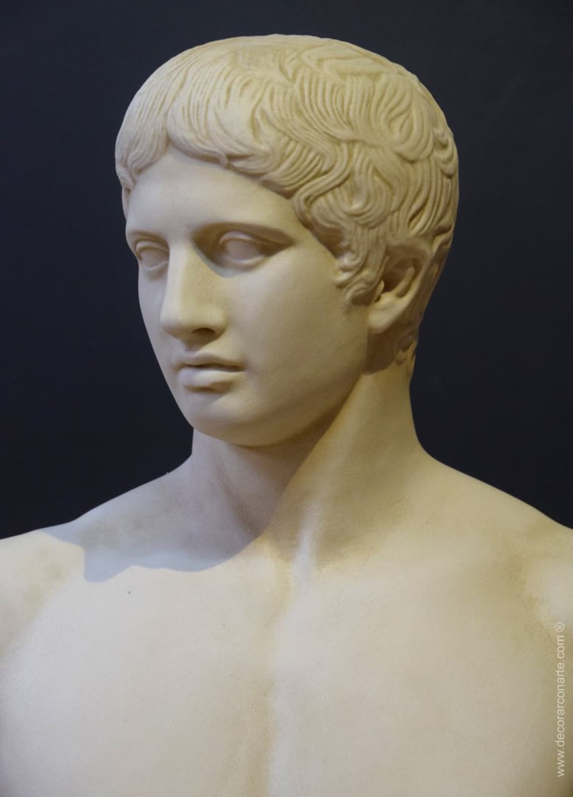 Sculpture of Doryphoros by Polykleitos. Statue in Molded Etsy