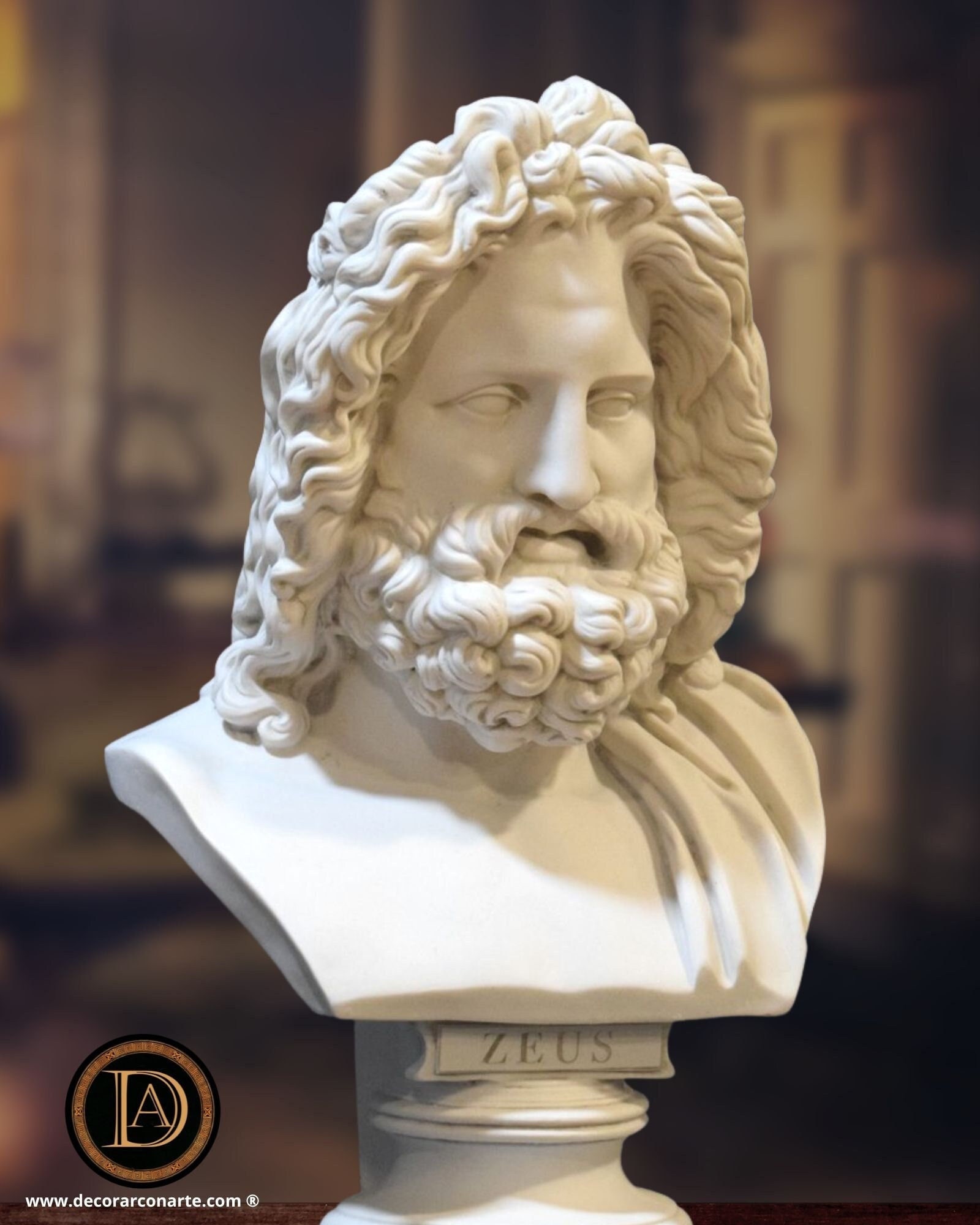 Bust of Epicurus. 34 cm. - Decorar con Arte