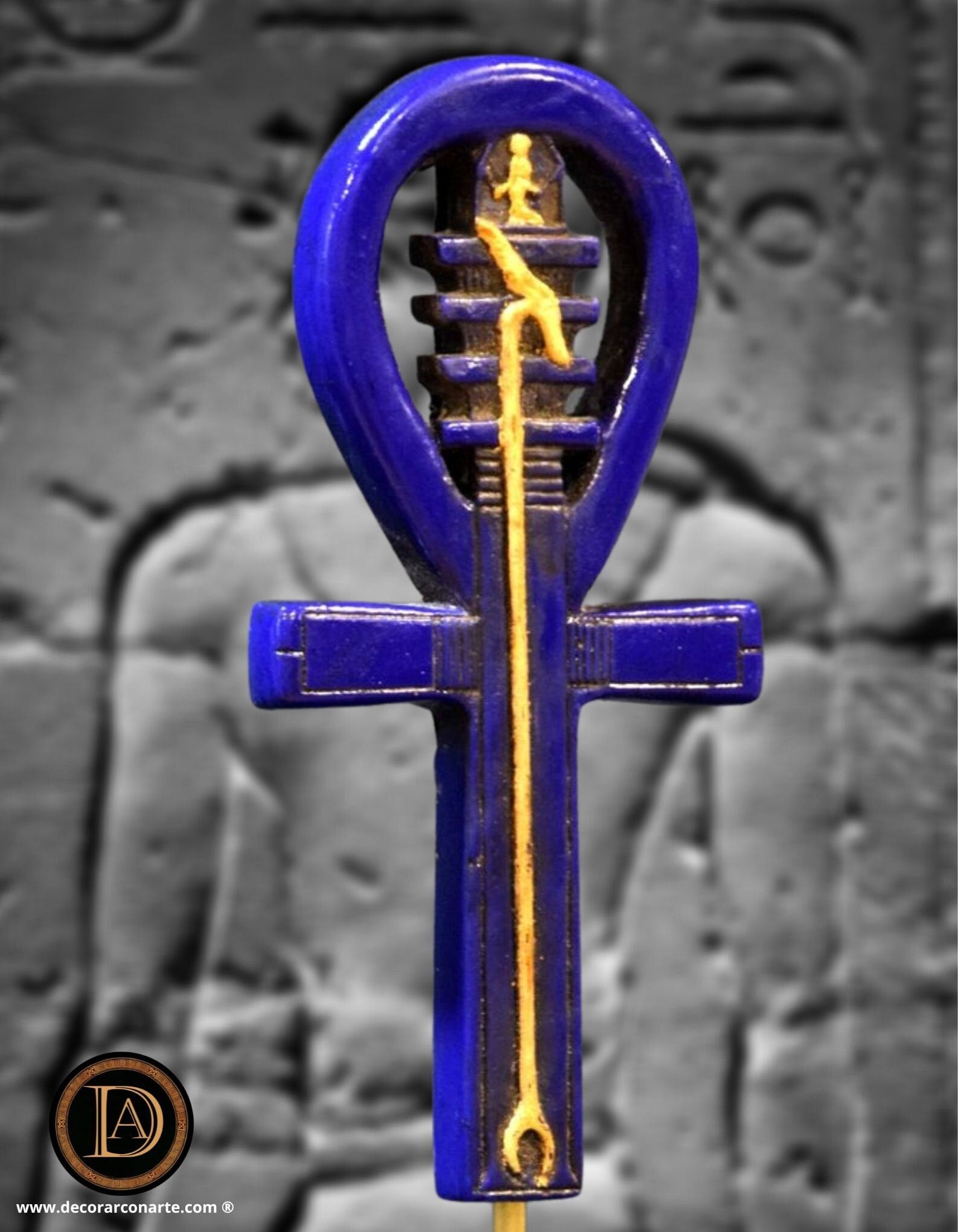 Riproduzione della croce Ankh, simbolo egizio della Vita, realizzata in  marmo ricostituito. 25 cm. - Etsy Italia