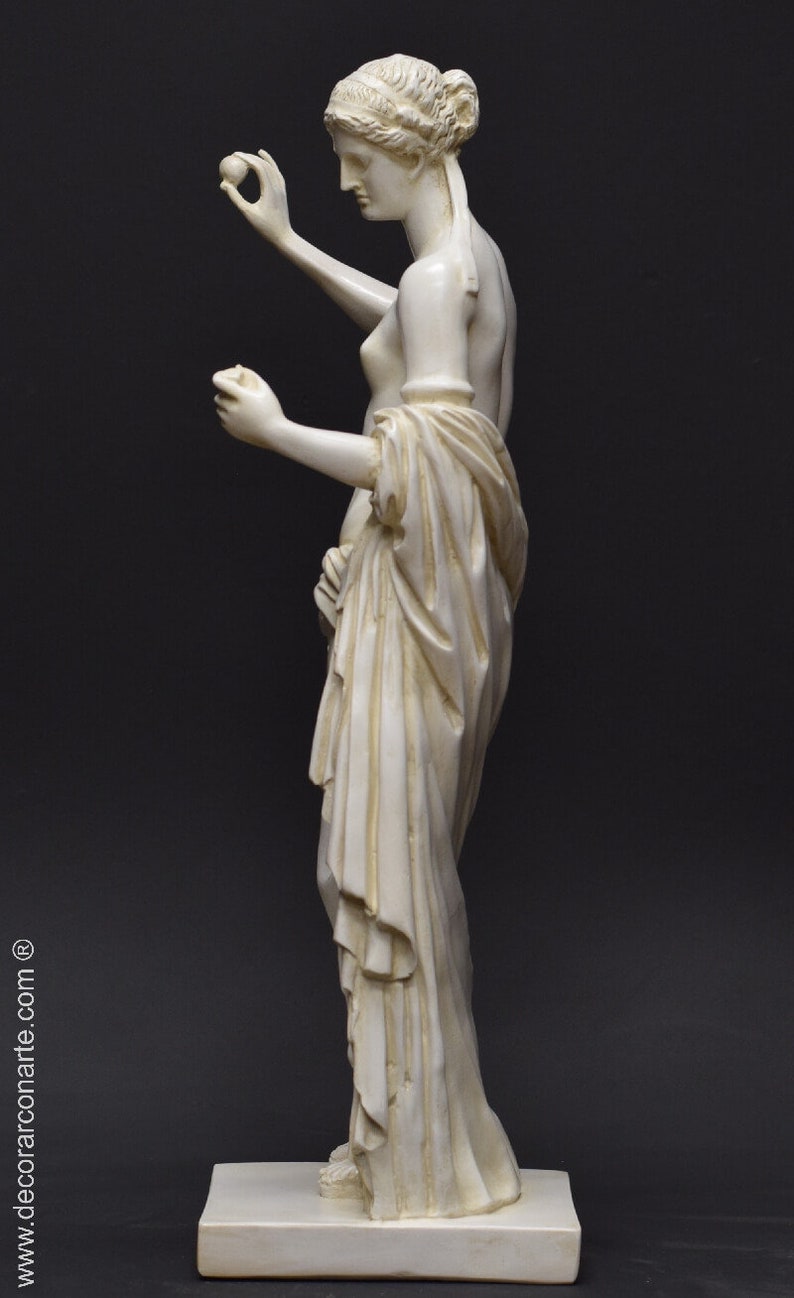 Statue de la Vénus d'Arles. Marbre moulé. 57cm. Fabriqué à la main en Europe. Sculpture d'art antique. Décoration, jardin et cadeau. image 6