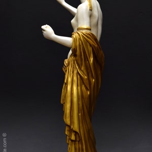 Statue de la Vénus d'Arles. Marbre moulé. 57cm. Fabriqué à la main en Europe. Sculpture d'art antique. Décoration, jardin et cadeau. image 8