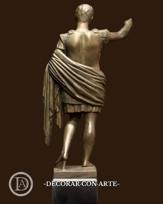 Sculpture of Caesar Augustus of Prima Porta. 40cm X 34cm. Molded