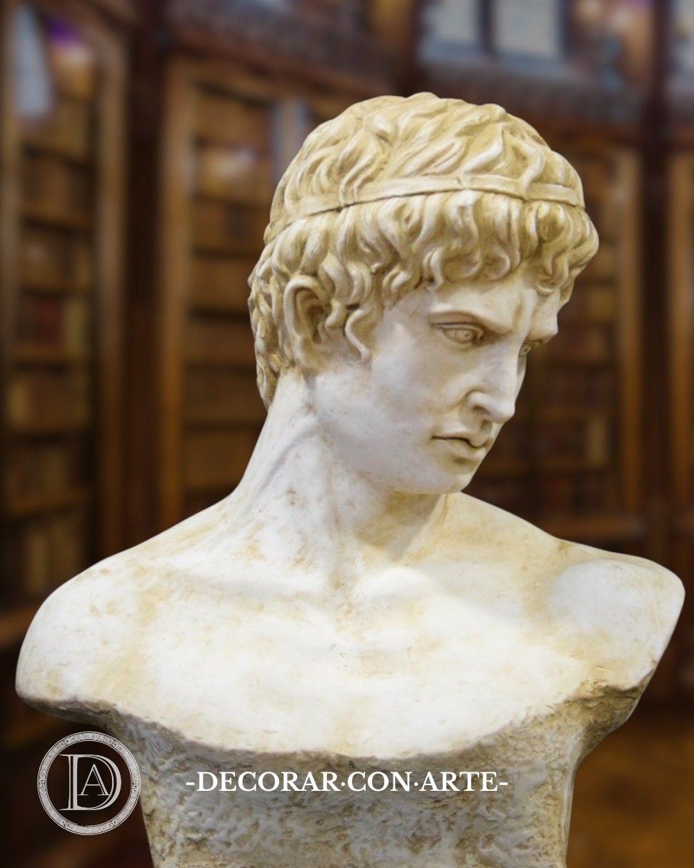 Hermes Bust Sculpture. 55 Cm. Gift for Art Lovers. Garden