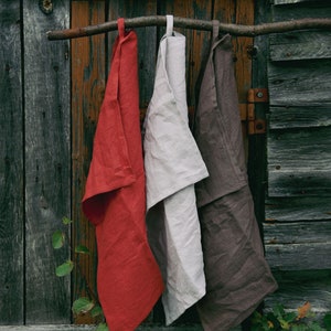 Linen tea towels, Linen kitchen towels, Washed linen tea towels, Washed linen kitchen towel, Natural dish towel, Natural linen kitchen towel
