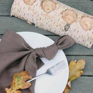 Juego de servilletas de lino, Servilletas de lino natural, Servilletas de boda, Servilletas de lino lavado, Servilletas de cena suaves, Servilletas reutilizables, Servilletas de lino para la cena