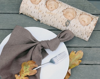 Linen napkins set, Natural linen napkin, Wedding napkins, Washed linen napkins, Soft Dinner Napkins, Reusable Napkins, Dinner linen napkins