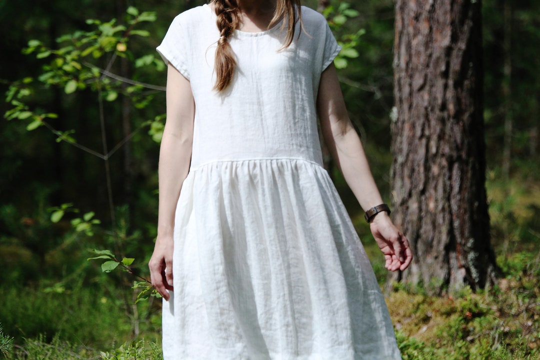 Smoked Linen short dress