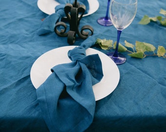 Linen napkins set, Natural linen napkin, Wedding napkins, Washed linen napkins, Soft Dinner Napkins, Reusable Napkins, Dinner linen napkins