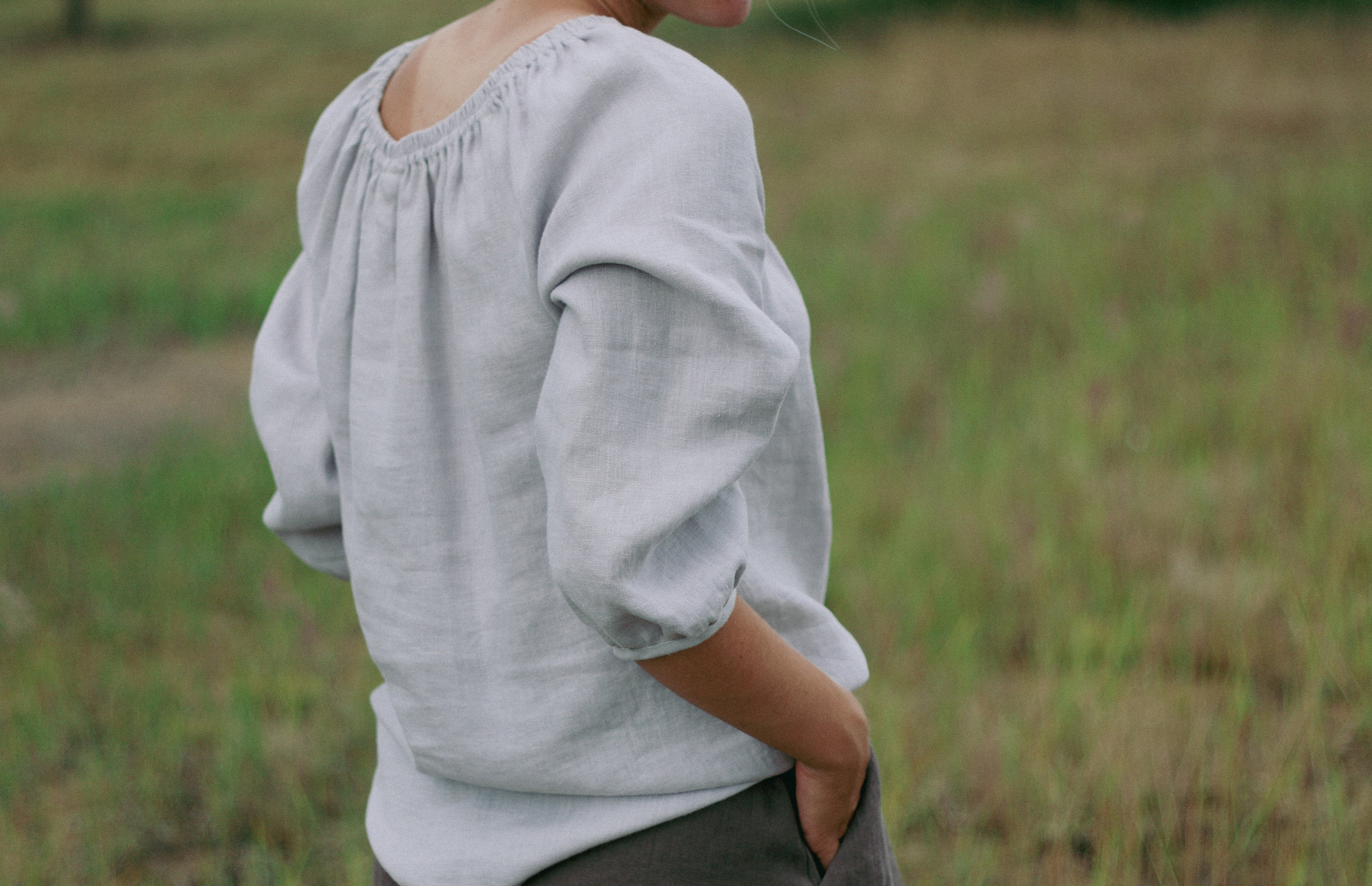 Backlash Linen Blouse(LADIES)