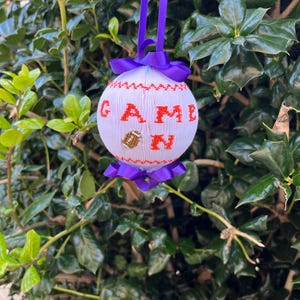 Clemson University-kleuren: Game On Ornament