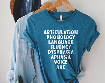 Speech Therapy T-Shirt: SLP Gift, Speech Pathologist Tee