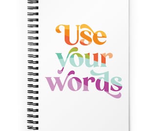Speech Therapy Notebook: Soft-Touch Cover, Dotted Pages