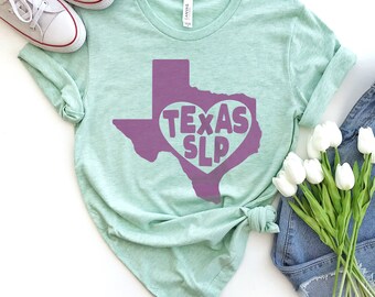 Texas SLP-shirt: logopedisch T-shirt