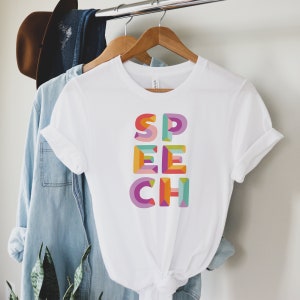Speech Stack | Speech Therapy Shirt | SLP Tshirt | Speech Therapist | Speech Pathologist Tee | Speech Shirt | Speech Therapy