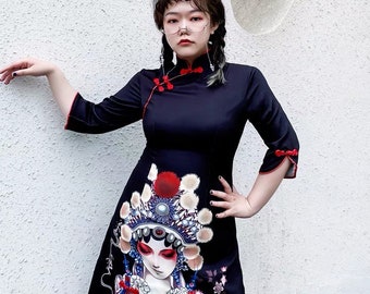 plus size cheongsam