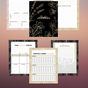 Bullet Jornal, Good notes, Digital, printable