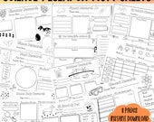 Science Worksheet Printable Science Research Worksheet Homeschool Science Activity Animal Research Outdoor Worksheet Kids Science Project