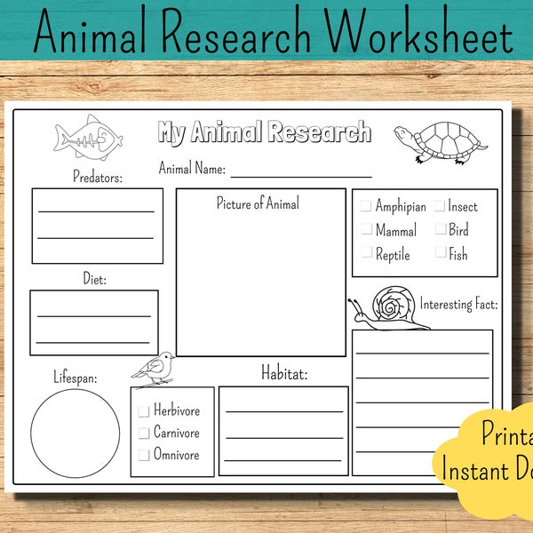 Animal Report Worksheet Homeschool Animal Science Research Kids Report Template Animal Worksheet Animal Facts