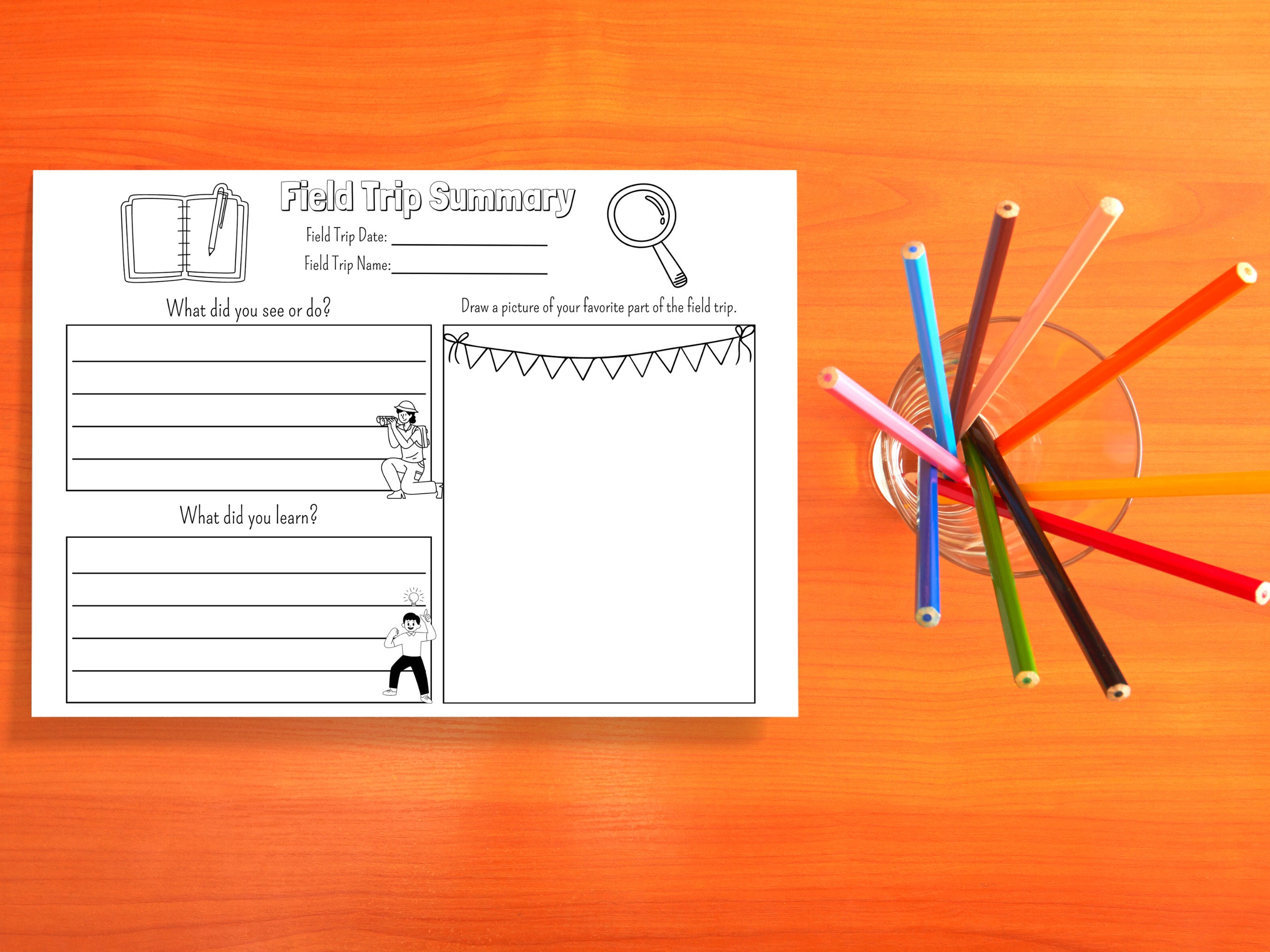 field-trip-log-field-trip-journal-homeschool-field-trip-report-field