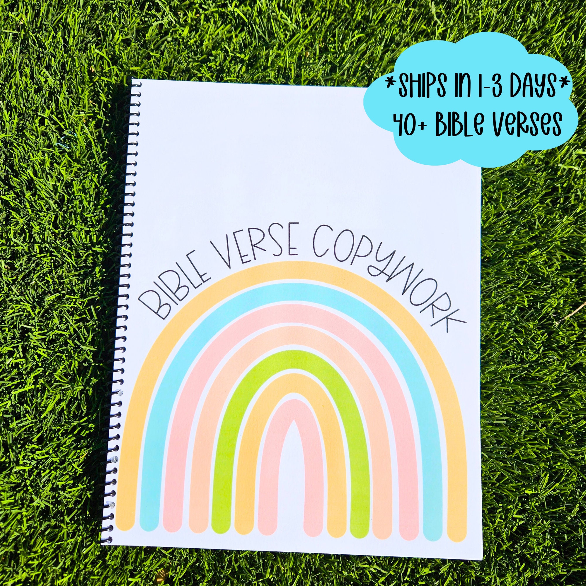 Kids KJV Bible Verse Copywork Workbook: Scripture Tracing Activity - Etsy