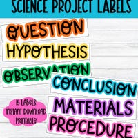 Editable/printable Science Fair Project – 100% Ready-to-go PDF, STEM ...
