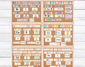 Preschool Weekly Focus Wall Bundle Printable Classroom Bulletin Board Decor Kindergarten Circle Time Activity