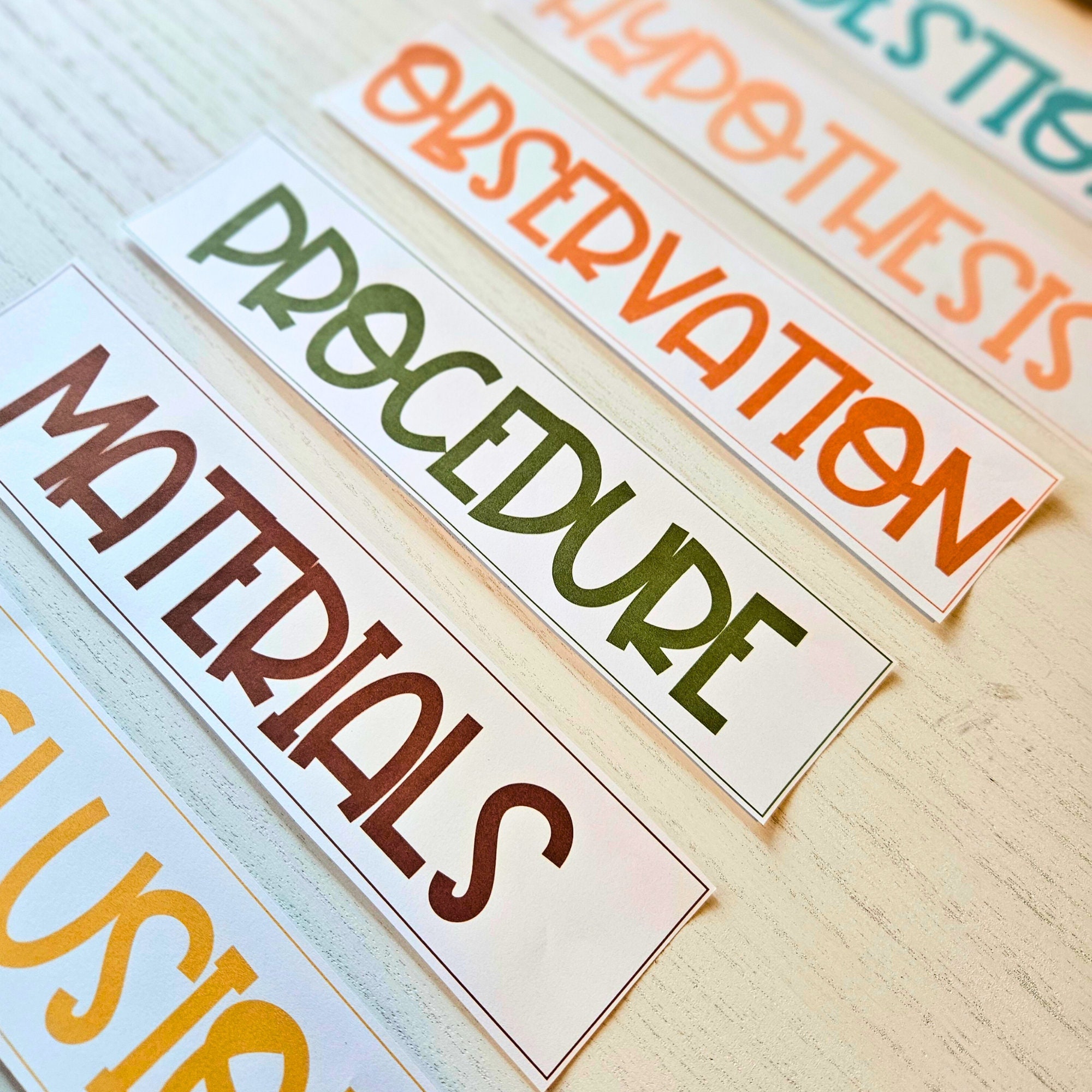 Science Fair Project Labels, Science Board, Scientific Method (PDF) - Etsy
