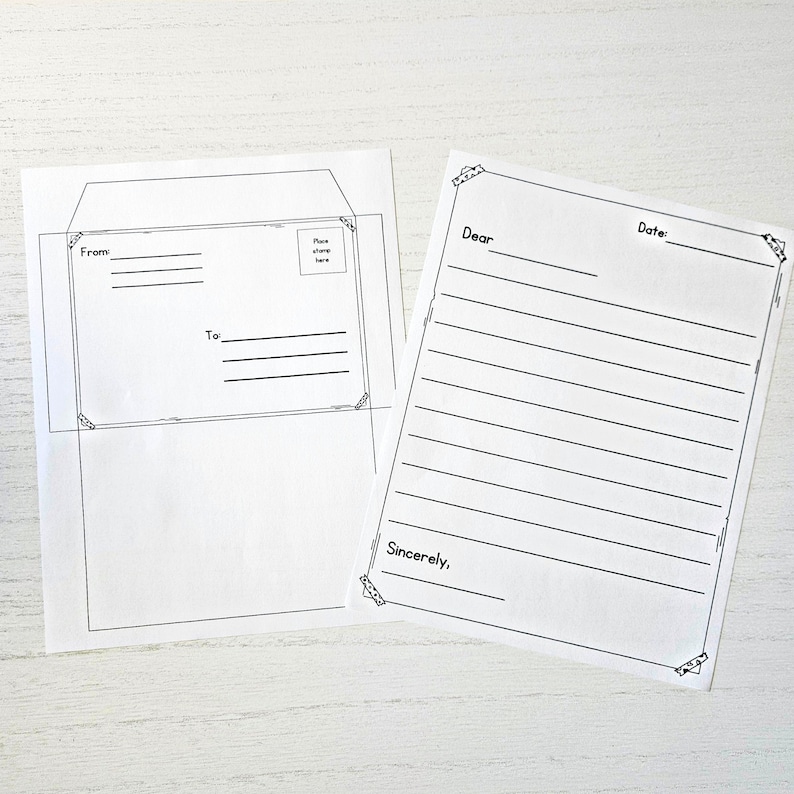 Letter Writing Template Kids Pen Pal Letter Template Learn to Write a