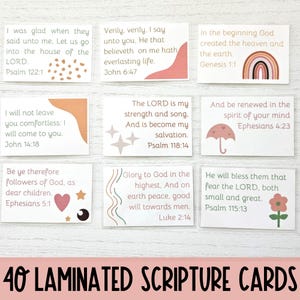 Schriftkarten Laminierte KJV Bibel Vers Karte Bibel Schriften Kid Memory Vers Flashcard King James Version Christliche Geschenk Bibel Flashcard