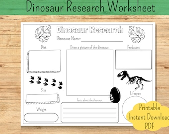 Planilha de ciências Planilha de atividades de dinossauros Modelo de relatório de projeto de ciências Escola em casa Relatório de ciências Planilha de pesquisa de dinossauros