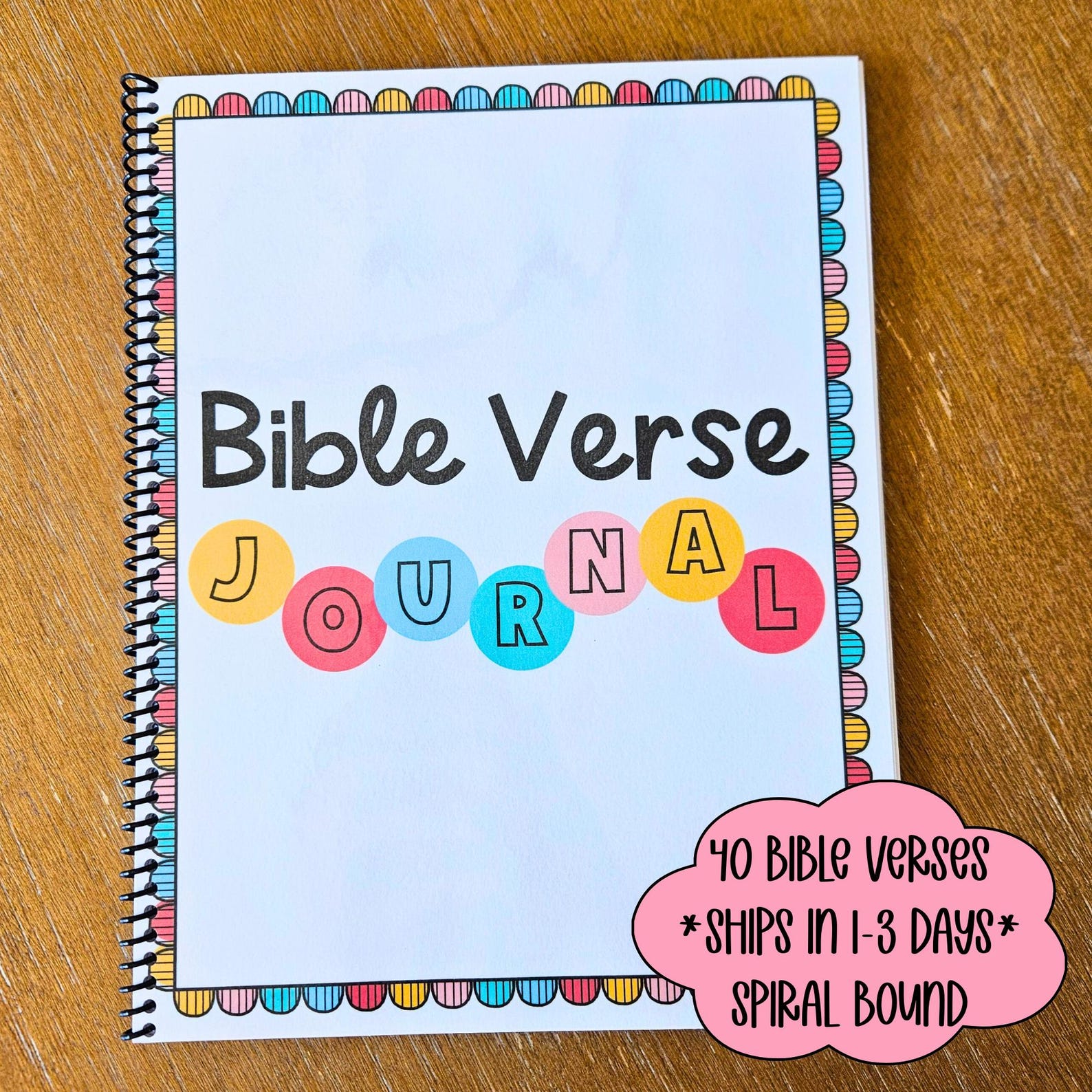 Bible Verse Copywork Journal KJV Scripture Workbook Kids Bible Study ...